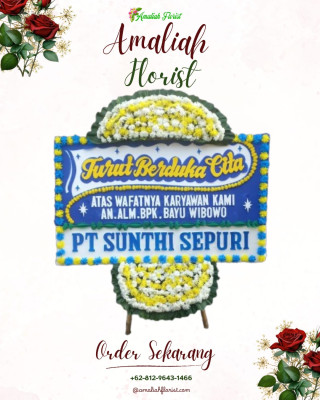Papan Bunga Duka di Patrasana