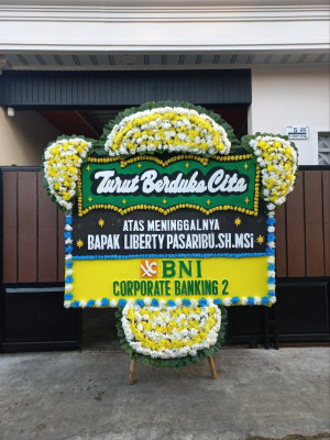 Papan Bunga Duka di Patrasana