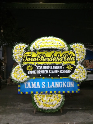 Papan Bunga Duka di Patrasana