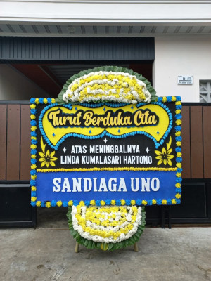 Papan Bunga Duka di Patrasana
